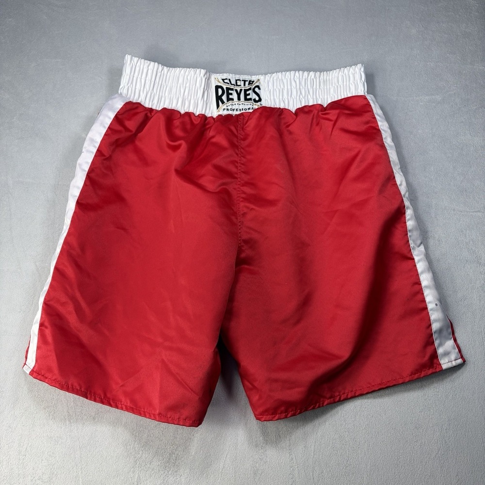 Cleto Reyes Classic Boxing Trunks Men's Size Large Satin Red